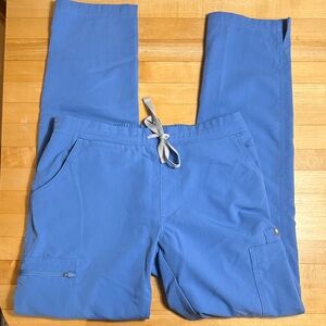Figs Yola Skinny Scrub Pants in Ceil Blue